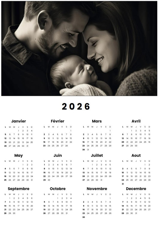 Calendriers aimantés personnalisé